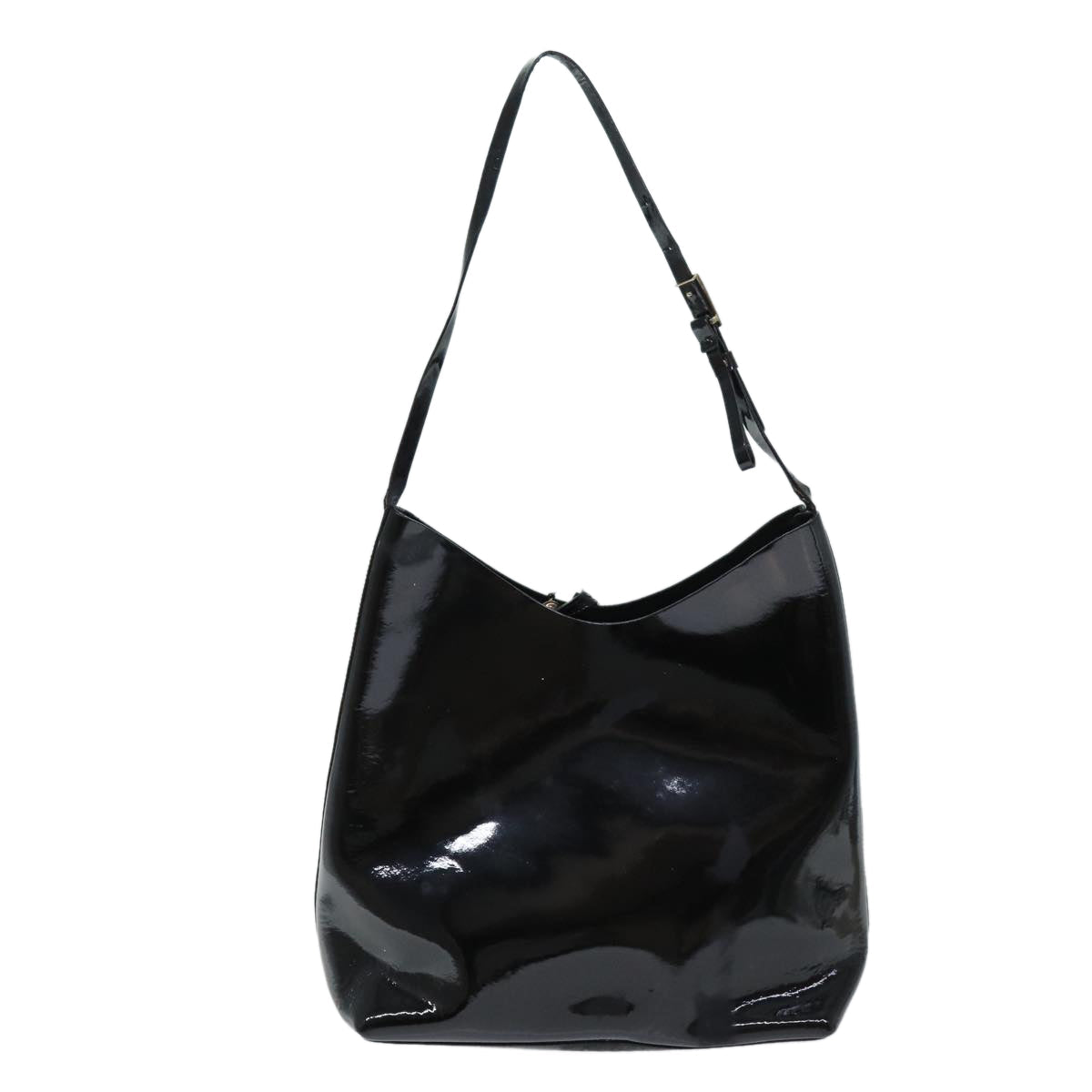 GUCCI Shoulder Bag Patent leather Black 73146