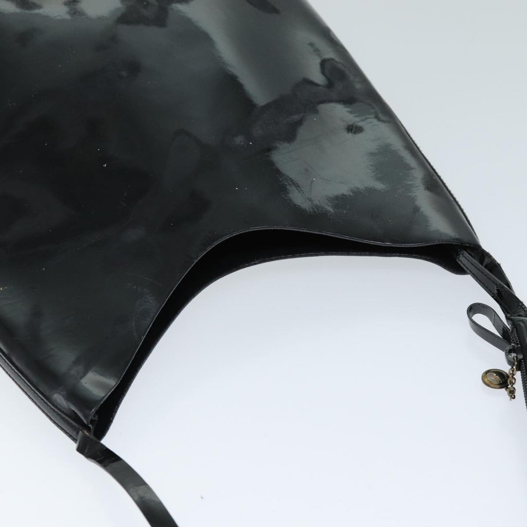 GUCCI Shoulder Bag Patent leather Black 73146