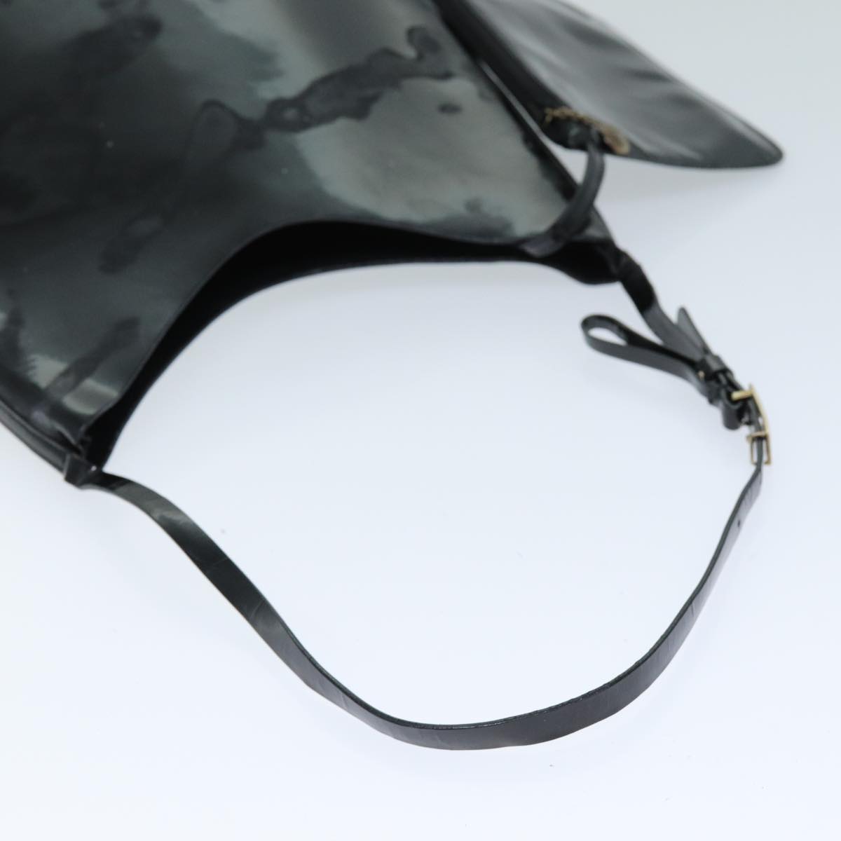 GUCCI Shoulder Bag Patent leather Black 73146