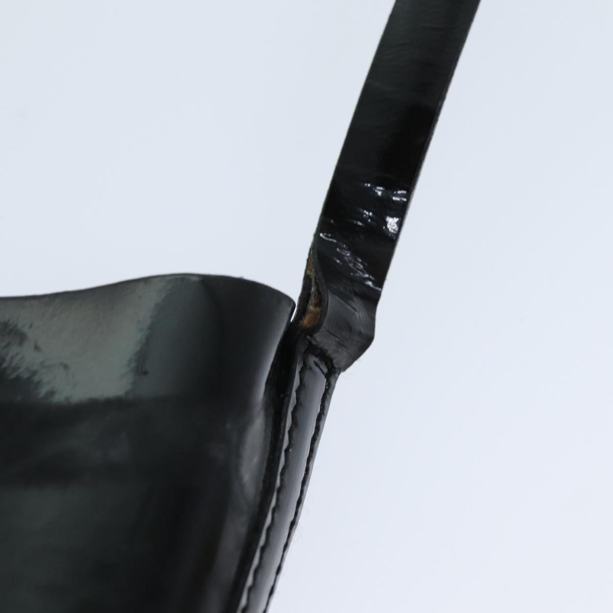 GUCCI Shoulder Bag Patent leather Black 73146