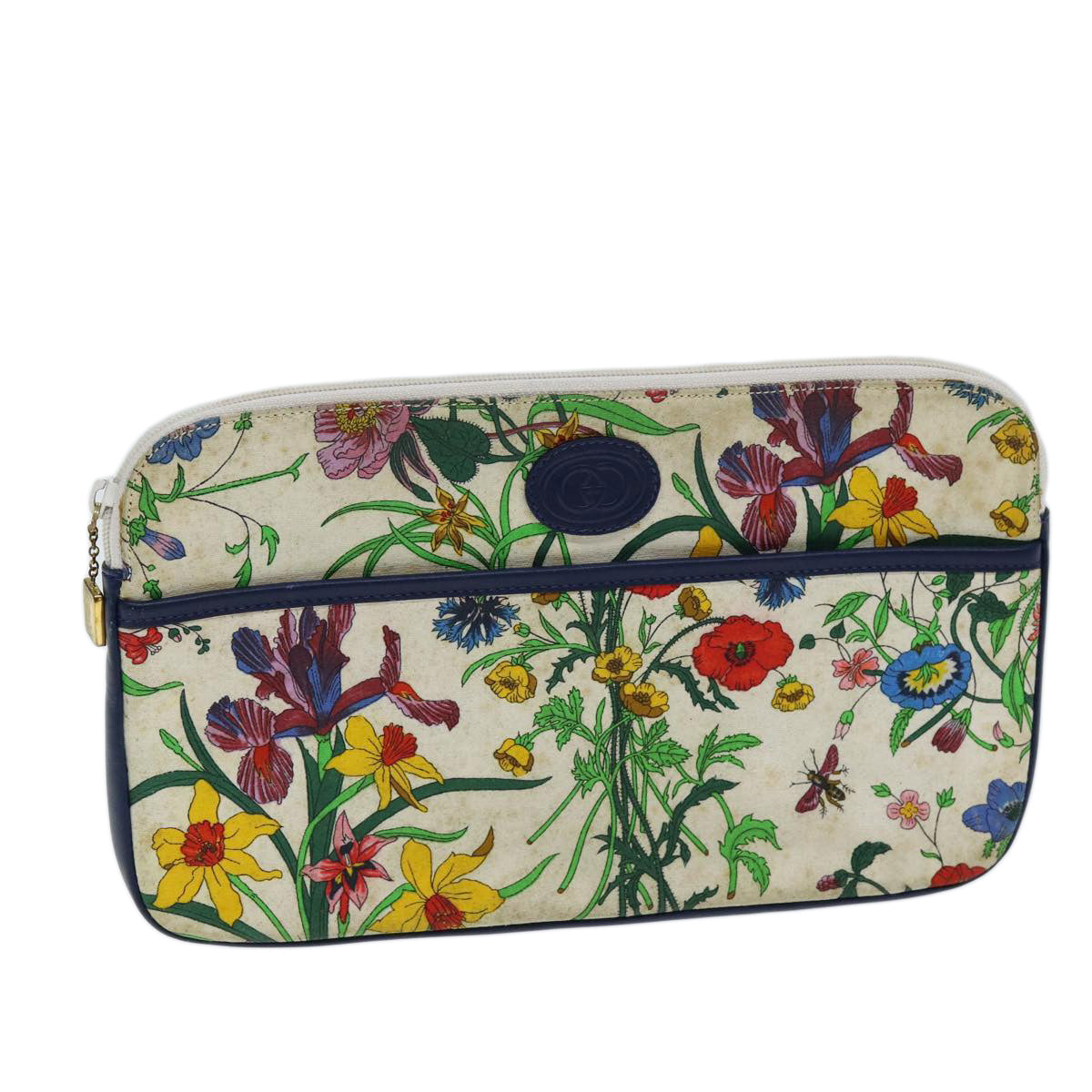 GUCCI Clutch Bag Canvas Beige 004 92 0142 73148