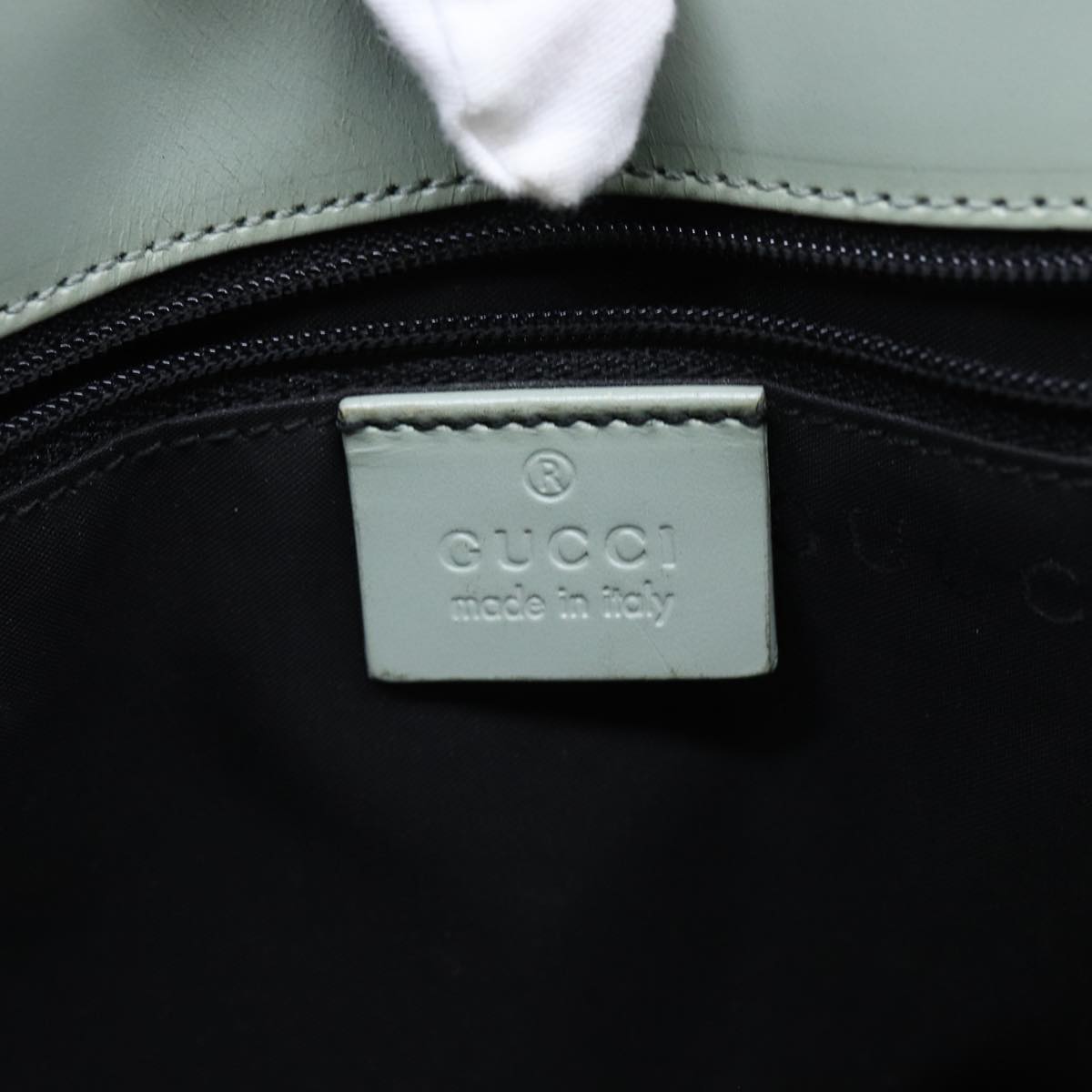 GUCCI Jackie Shoulder Bag Nylon Green 002 1068 73149