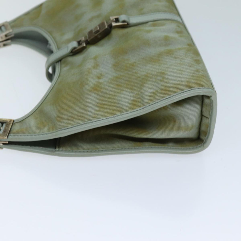 GUCCI Jackie Shoulder Bag Nylon Green 002 1068 73149