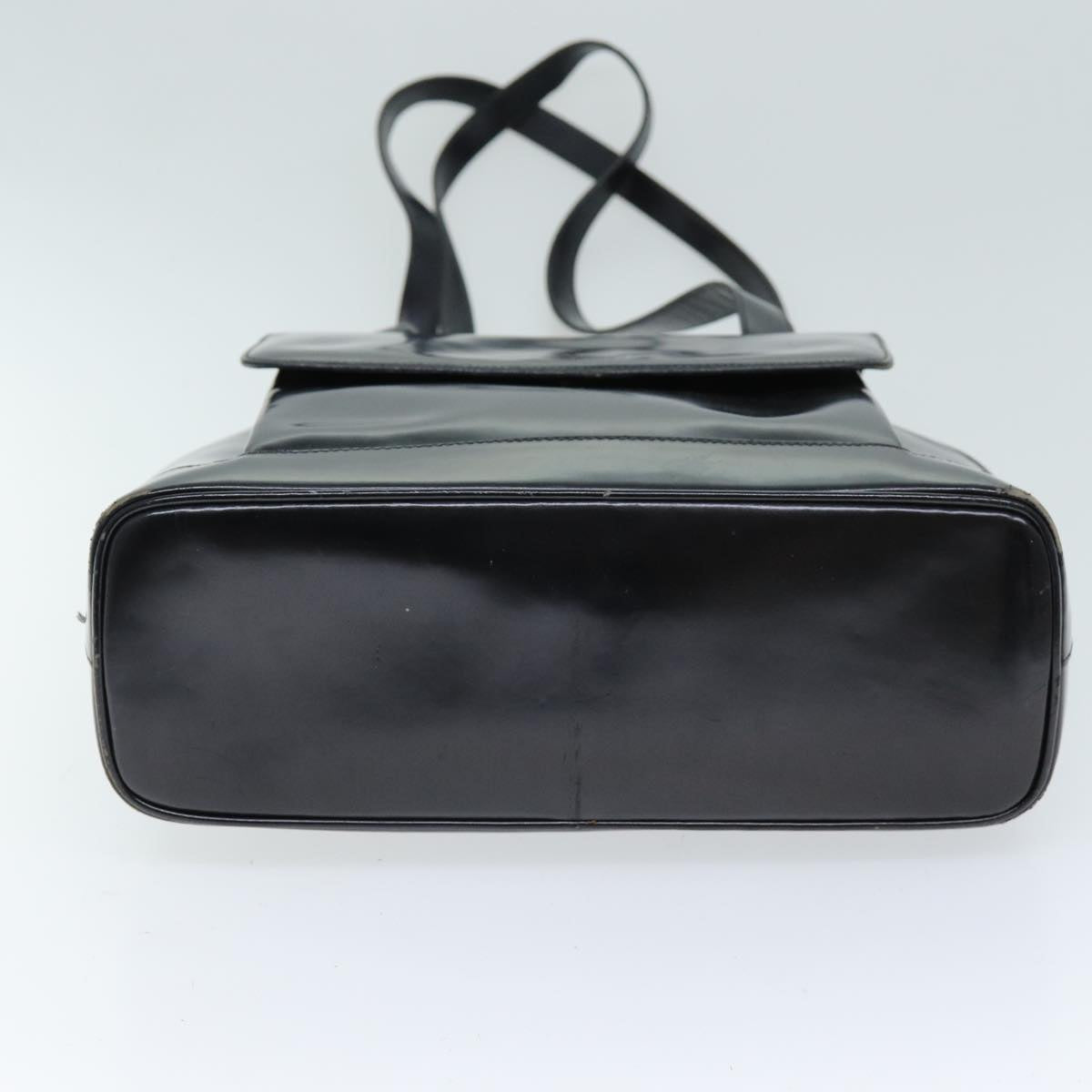 GUCCI Shoulder Bag Patent leather Black 001 090 1649 73156