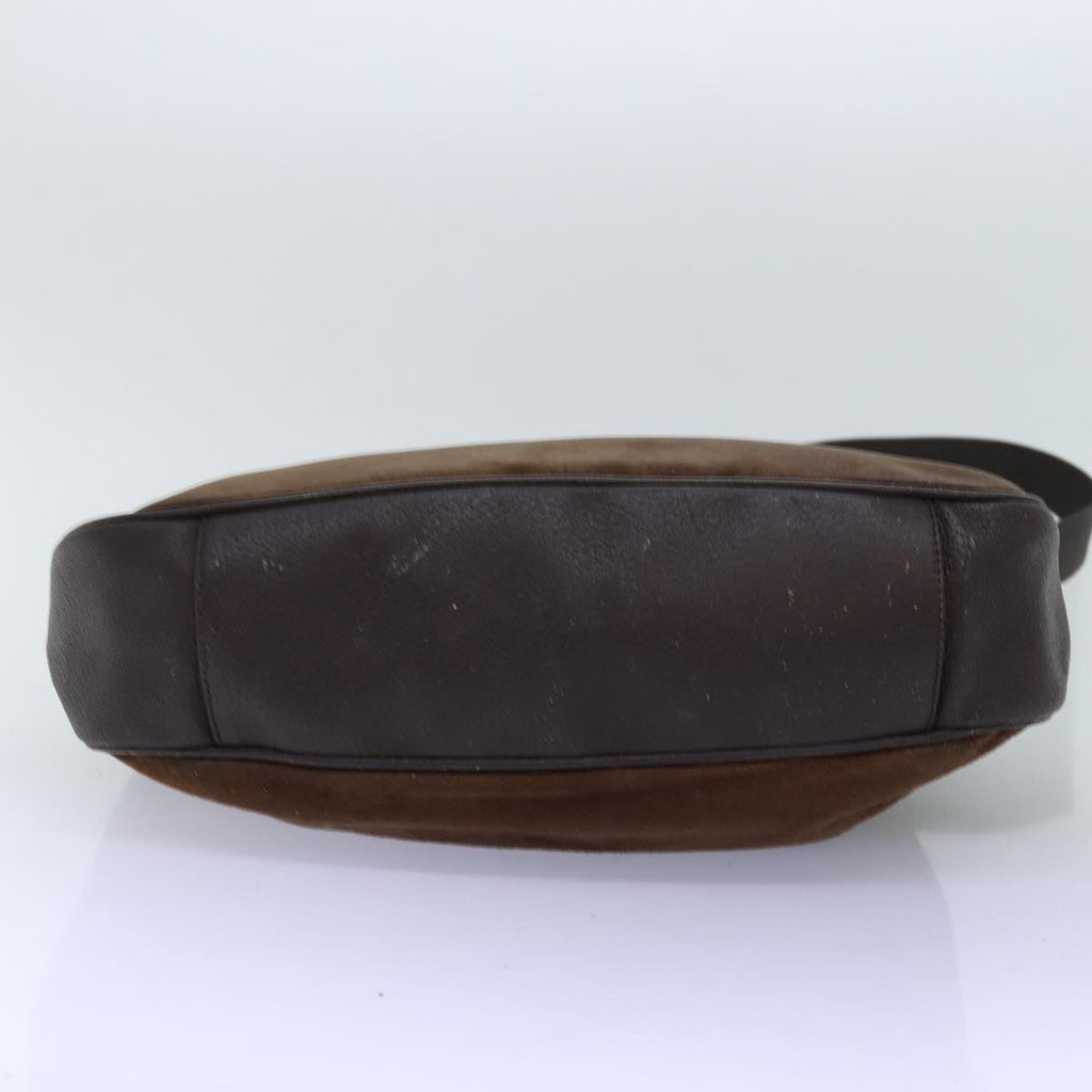 GUCCI Bamboo Shoulder Bag Leather 2way Brown 001 1781 1577 73162