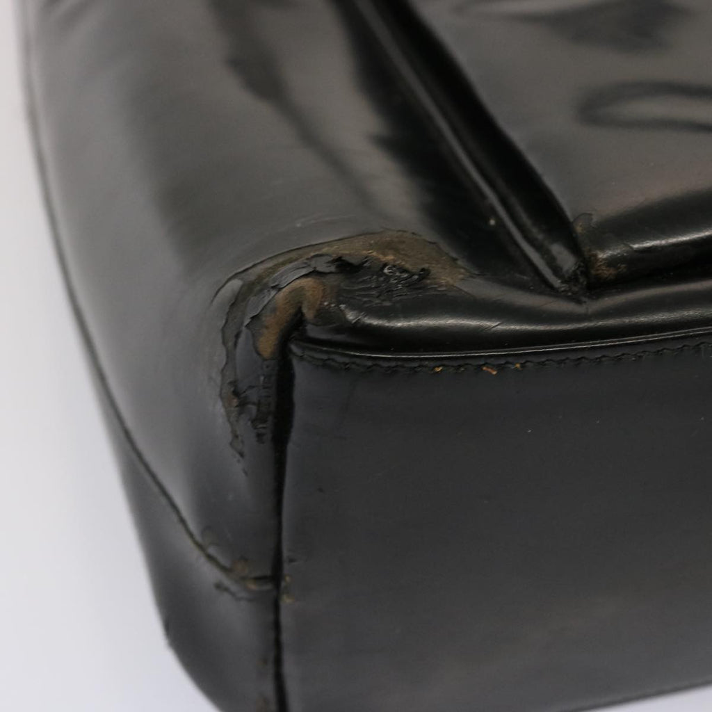 GUCCI Tote Bag Patent leather Black 73166