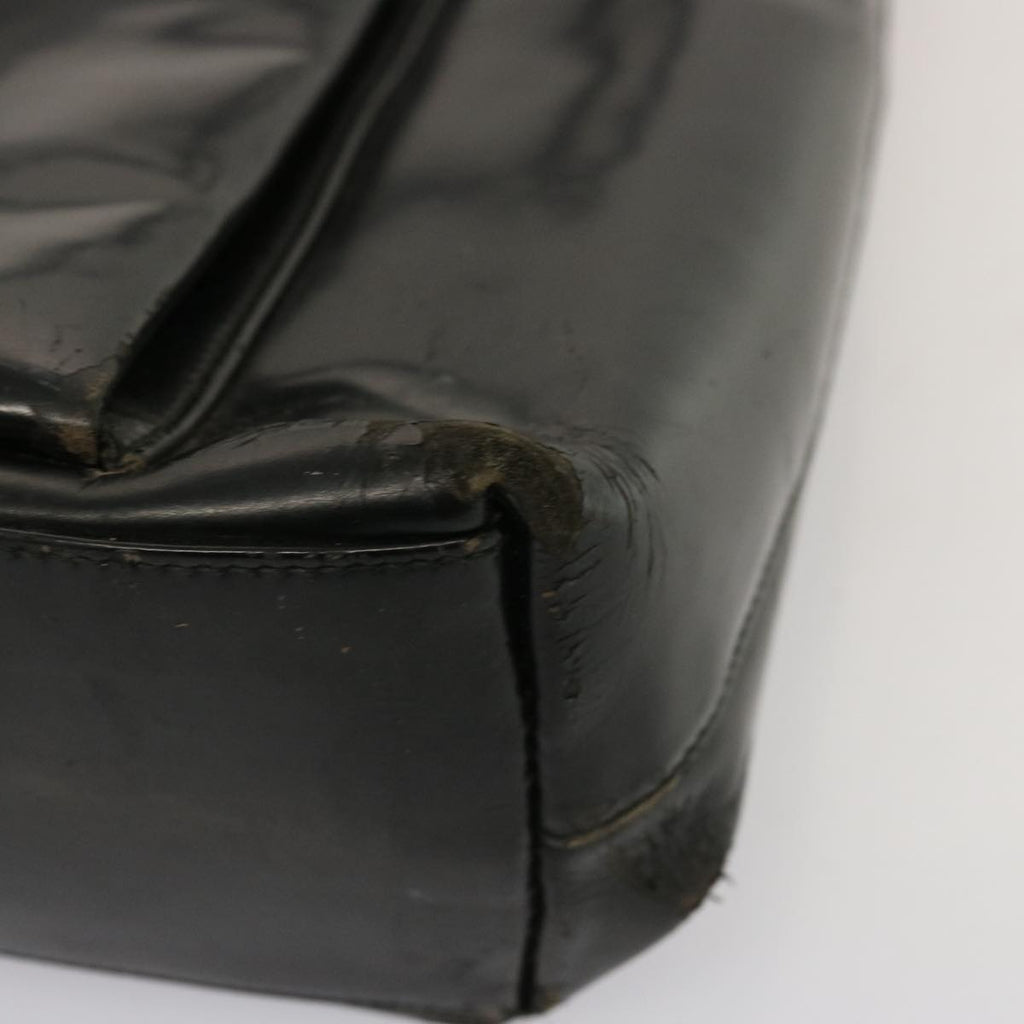 GUCCI Tote Bag Patent leather Black 73166
