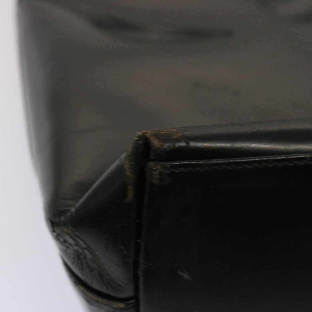 GUCCI Tote Bag Patent leather Black 73166