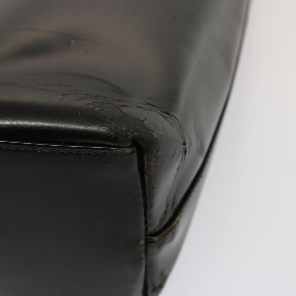 GUCCI Tote Bag Patent leather Black 73166