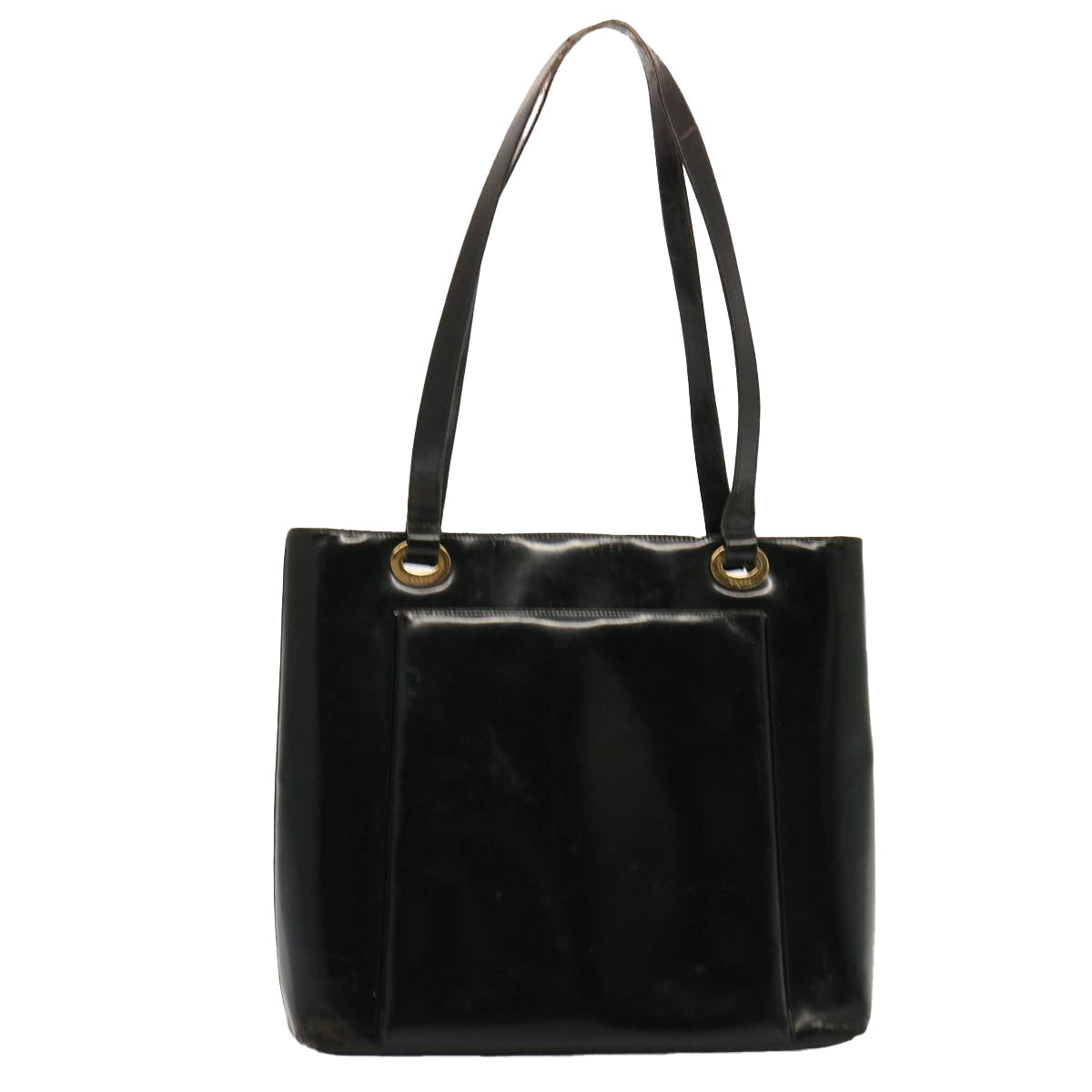 GUCCI Tote Bag Patent leather Black 73166