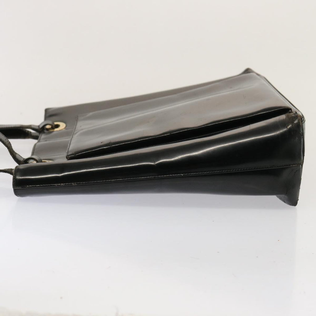 GUCCI Tote Bag Patent leather Black 73166