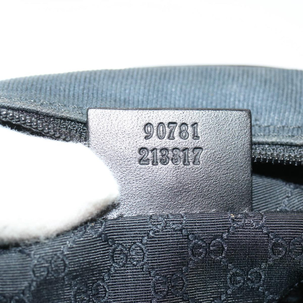GUCCI Shoulder Bag Canvas Navy 90781 73223