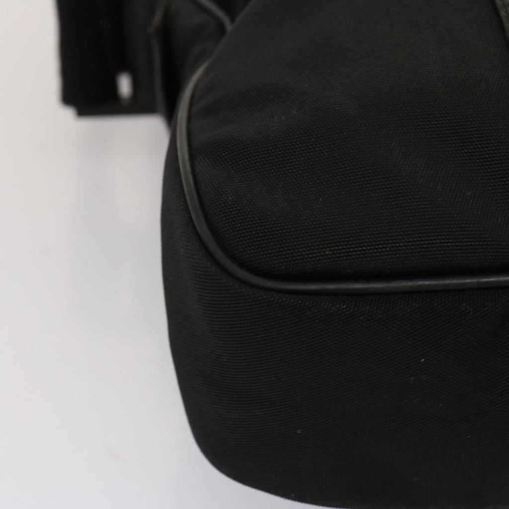 GUCCI Web Sherry Line Shoulder Bag Nylon Black Red Green 181061 73226
