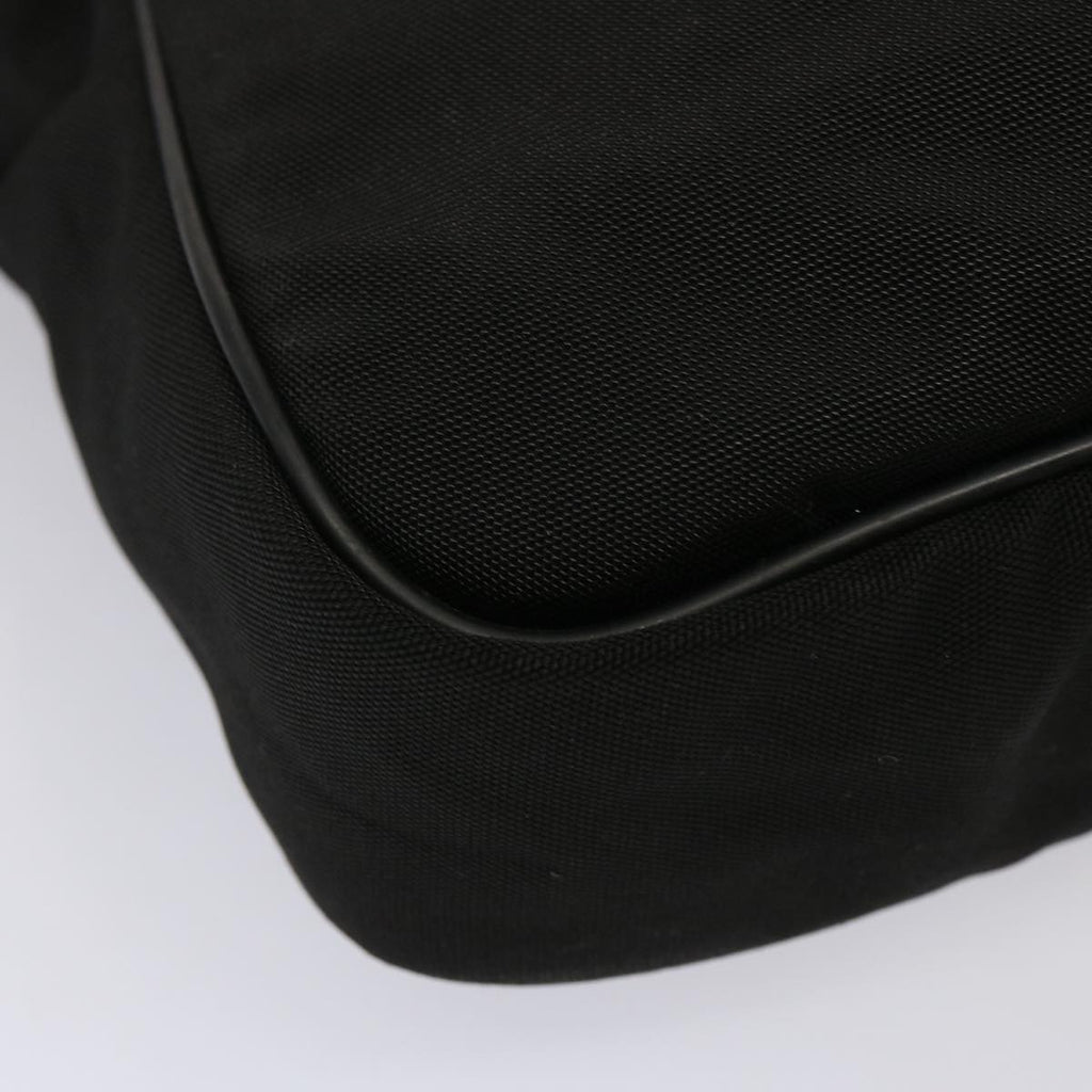 GUCCI Web Sherry Line Shoulder Bag Nylon Black Red Green 181061 73226