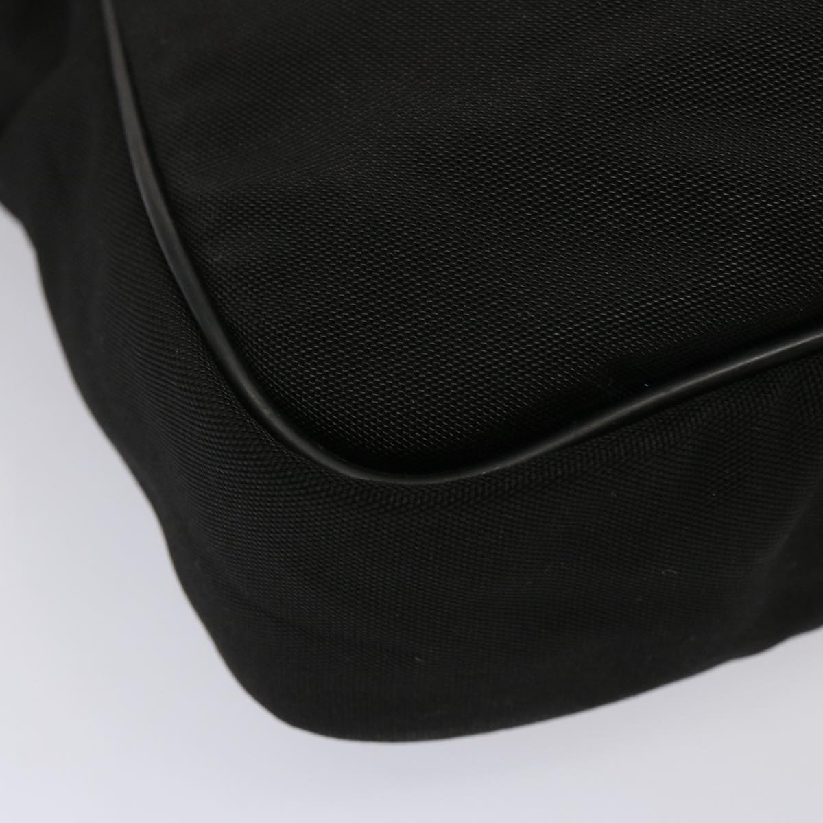GUCCI Web Sherry Line Shoulder Bag Nylon Black Red Green 181061 73226
