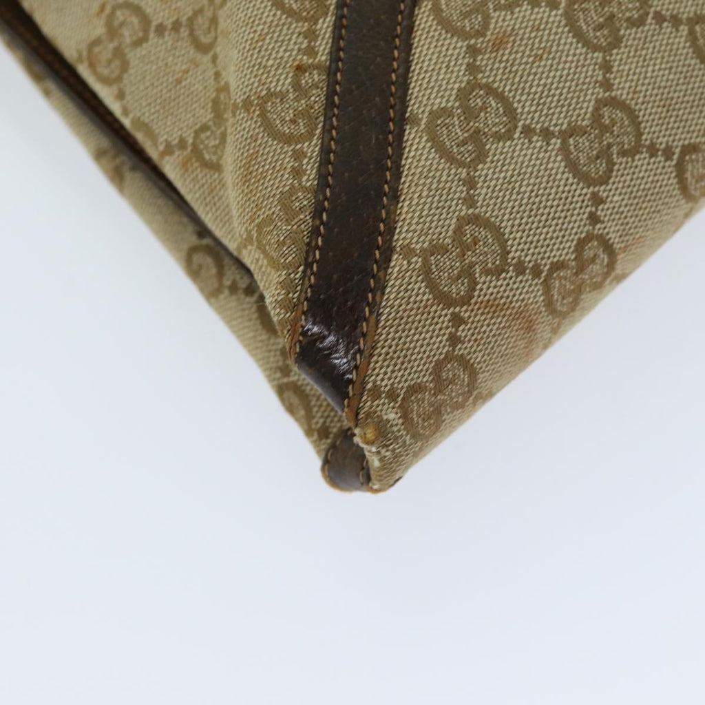 GUCCI GG Canvas Shoulder Bag 2way Beige 73227