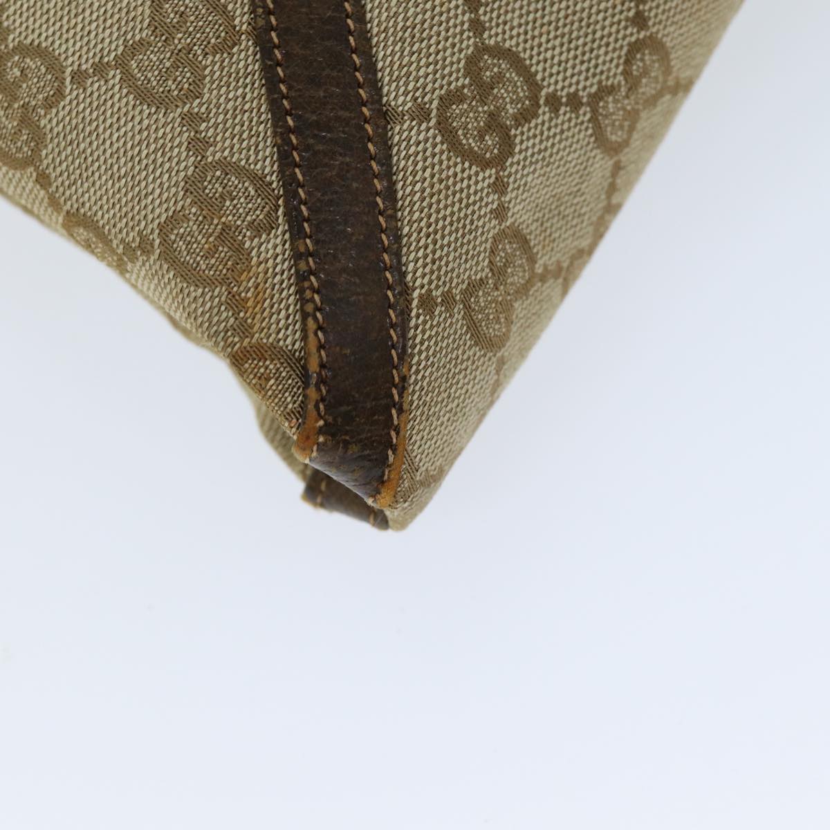GUCCI GG Canvas Shoulder Bag 2way Beige 73227