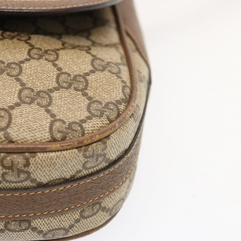 GUCCI GG Supreme Shoulder Bag PVC Beige 001 41 4425 73228