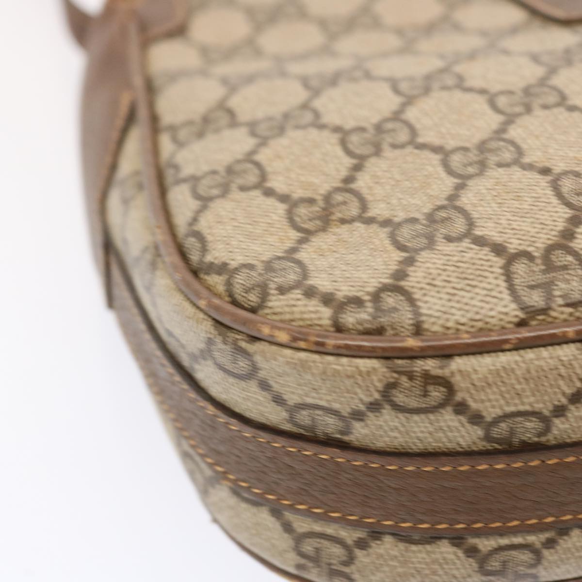 GUCCI GG Supreme Shoulder Bag PVC Beige 001 41 4425 73228
