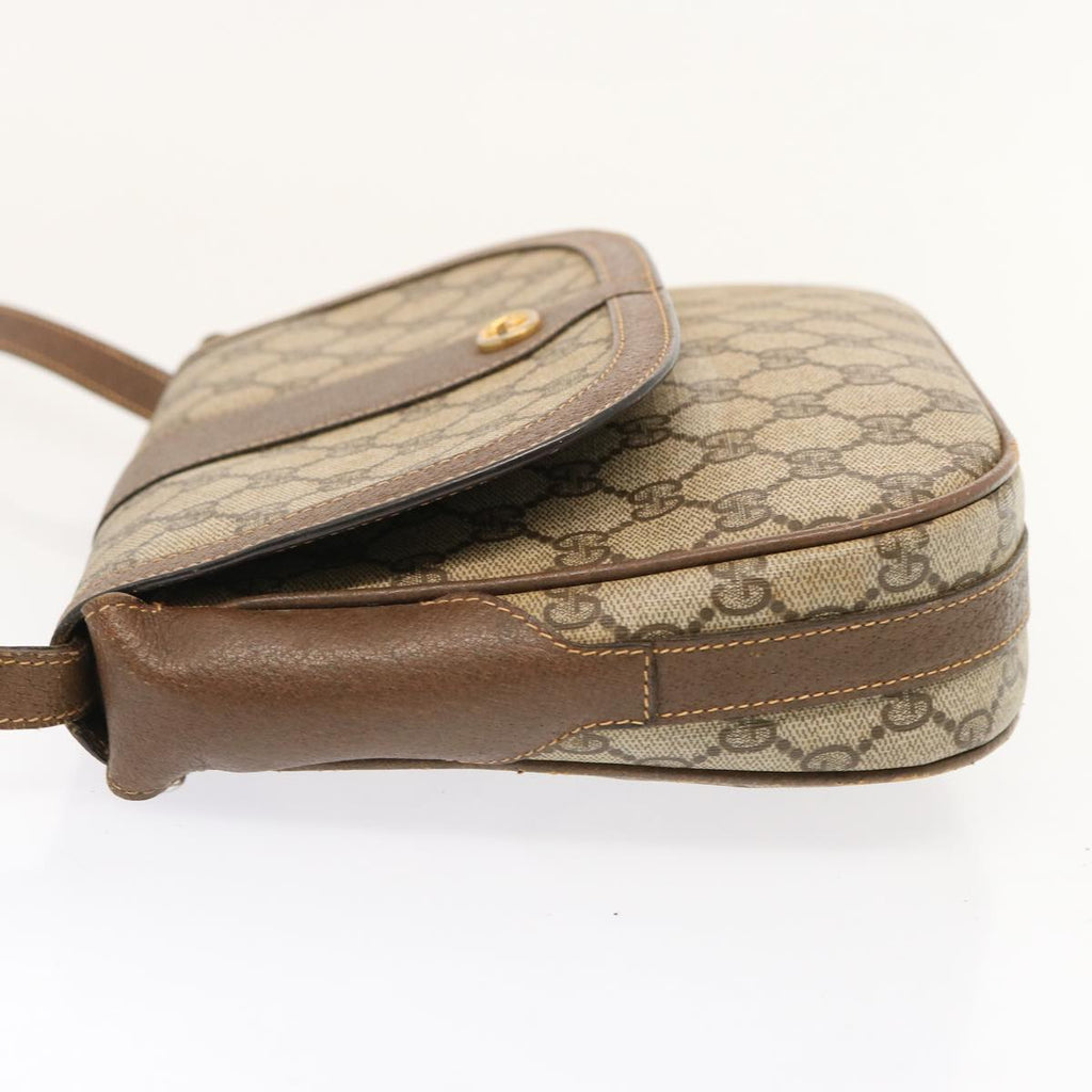 GUCCI GG Supreme Shoulder Bag PVC Beige 001 41 4425 73228