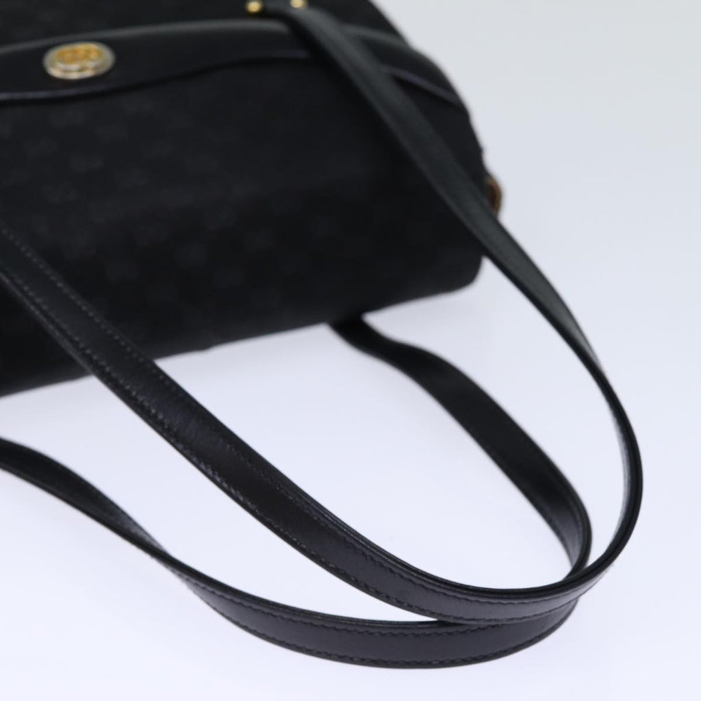 GUCCI Micro GG Canvas Hand Bag Black 73229