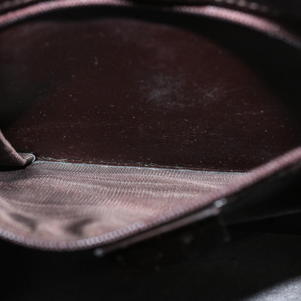 GUCCI Shoulder Bag Patent leather Brown 001 3115 73230