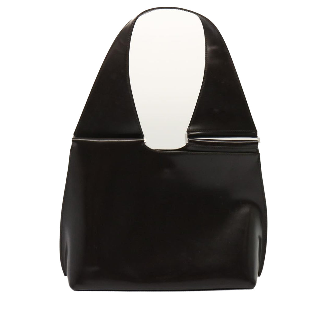 GUCCI Shoulder Bag Patent leather Brown 001 3115 73230