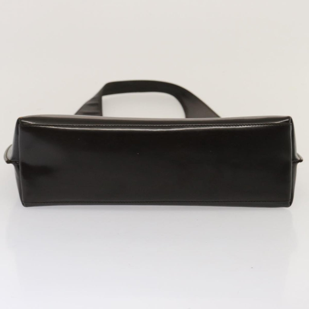 GUCCI Shoulder Bag Patent leather Brown 001 3115 73230
