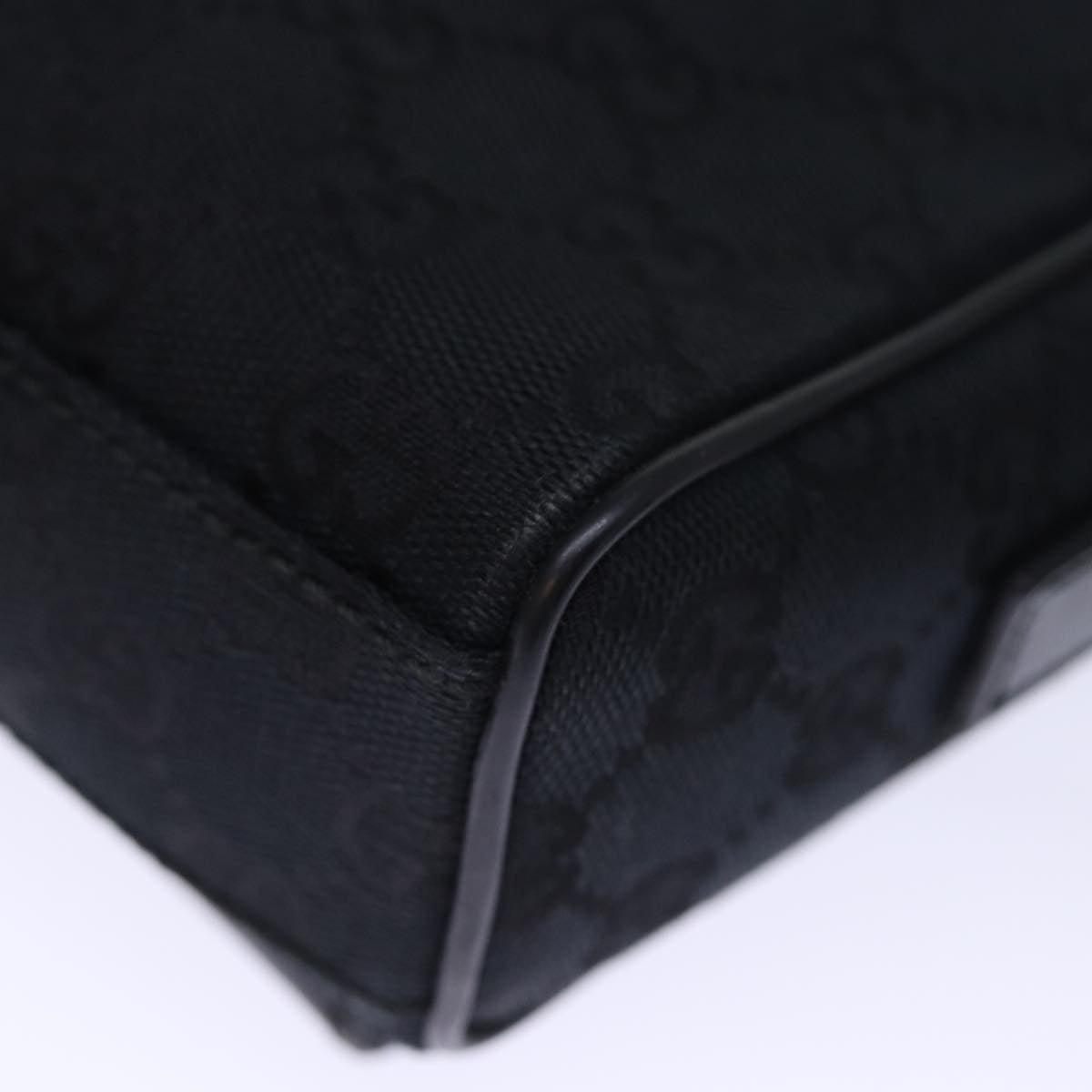 GUCCI GG Canvas Clutch Bag Black 018 1616 73233