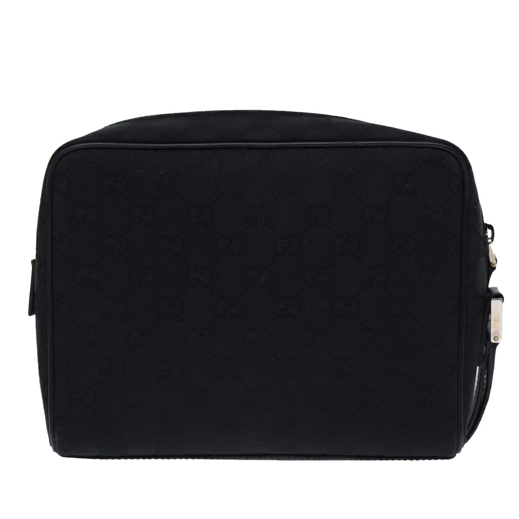 GUCCI GG Canvas Clutch Bag Black 018 1616 73233