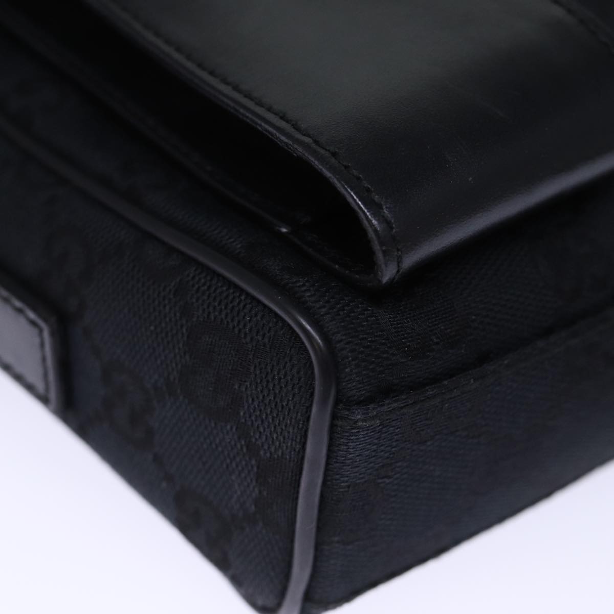 GUCCI GG Canvas Clutch Bag Black 018 1616 73233