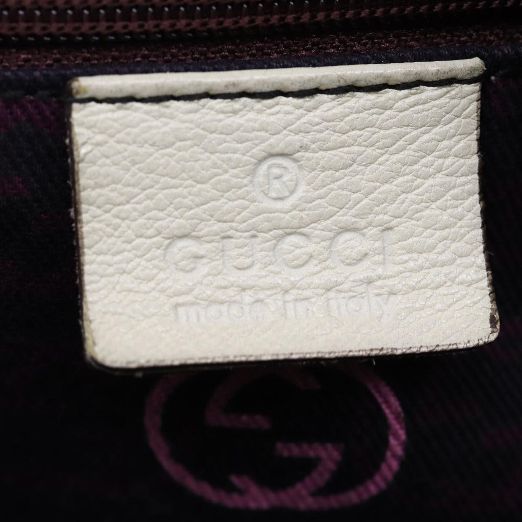 GUCCI Sherry Line Shoulder Bag Leather Red White Navy 161720 73234