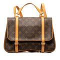 Louis Vuitton Monogram Marrell Saccoads Handbag Shoulder Bag Locks 3WAY M51158 Brown PVC Leather  Louis Vuitton