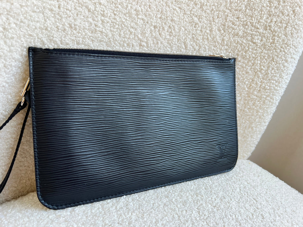 Louis Vuitton Pouch (from Neverfull) Black Epi