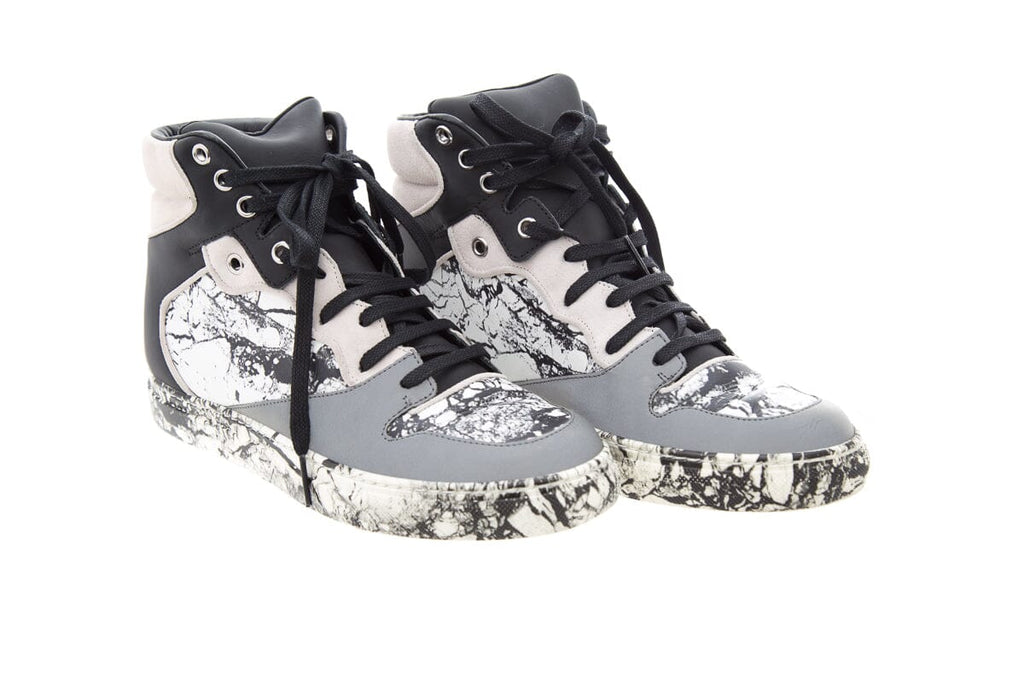Balenciaga Black & White Sneakers SZ 37
