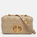 Dior Light  Cannage Leather Small Caro Shoulder Bag