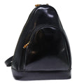 GUCCI Bamboo Body Bag Patent leather Black 73357