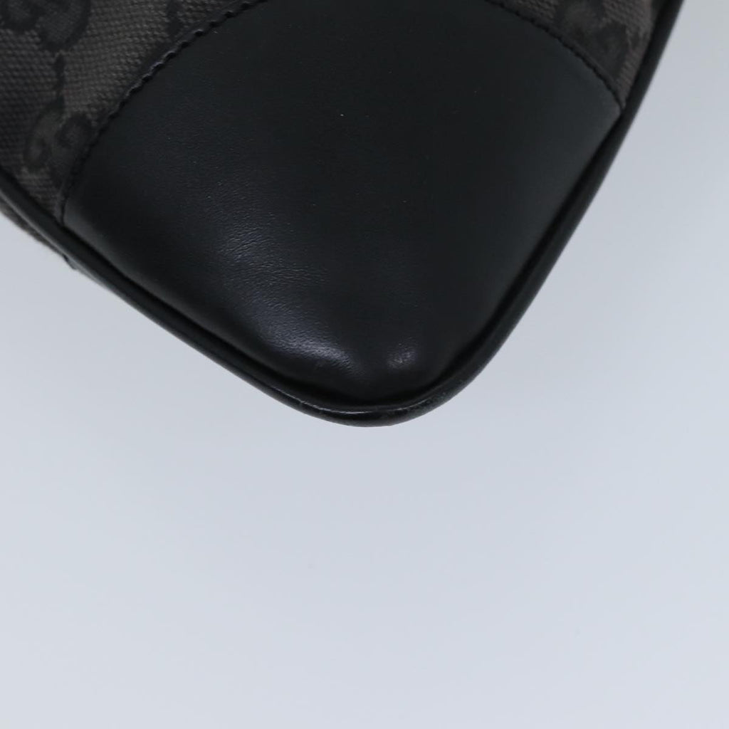 GUCCI GG Canvas Sherry Line Jackie Shoulder Bag Black White 001 4057 73366