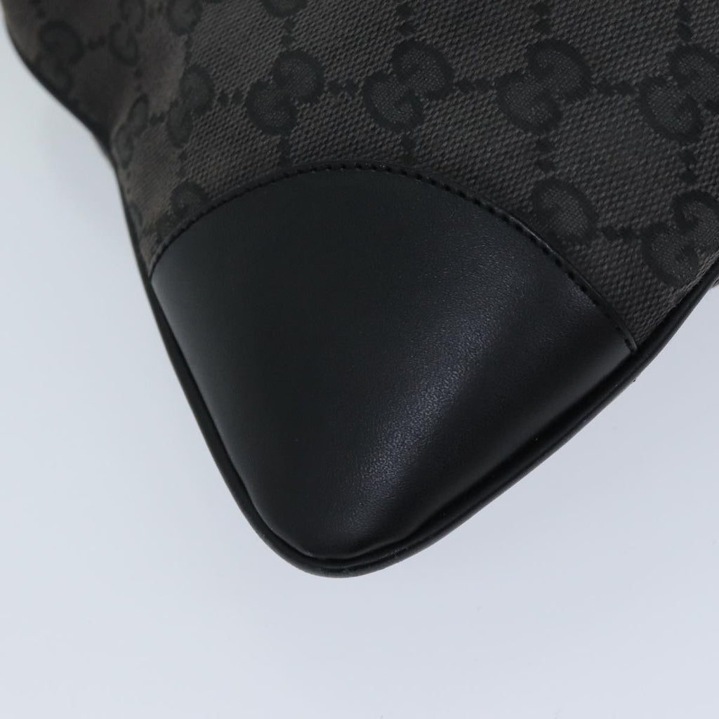 GUCCI GG Canvas Sherry Line Jackie Shoulder Bag Black White 001 4057 73366