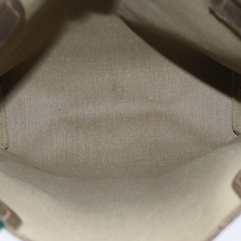 GUCCI GG Supreme Web Sherry Line Tote Bag Beige Red Green 39 02 003 73367