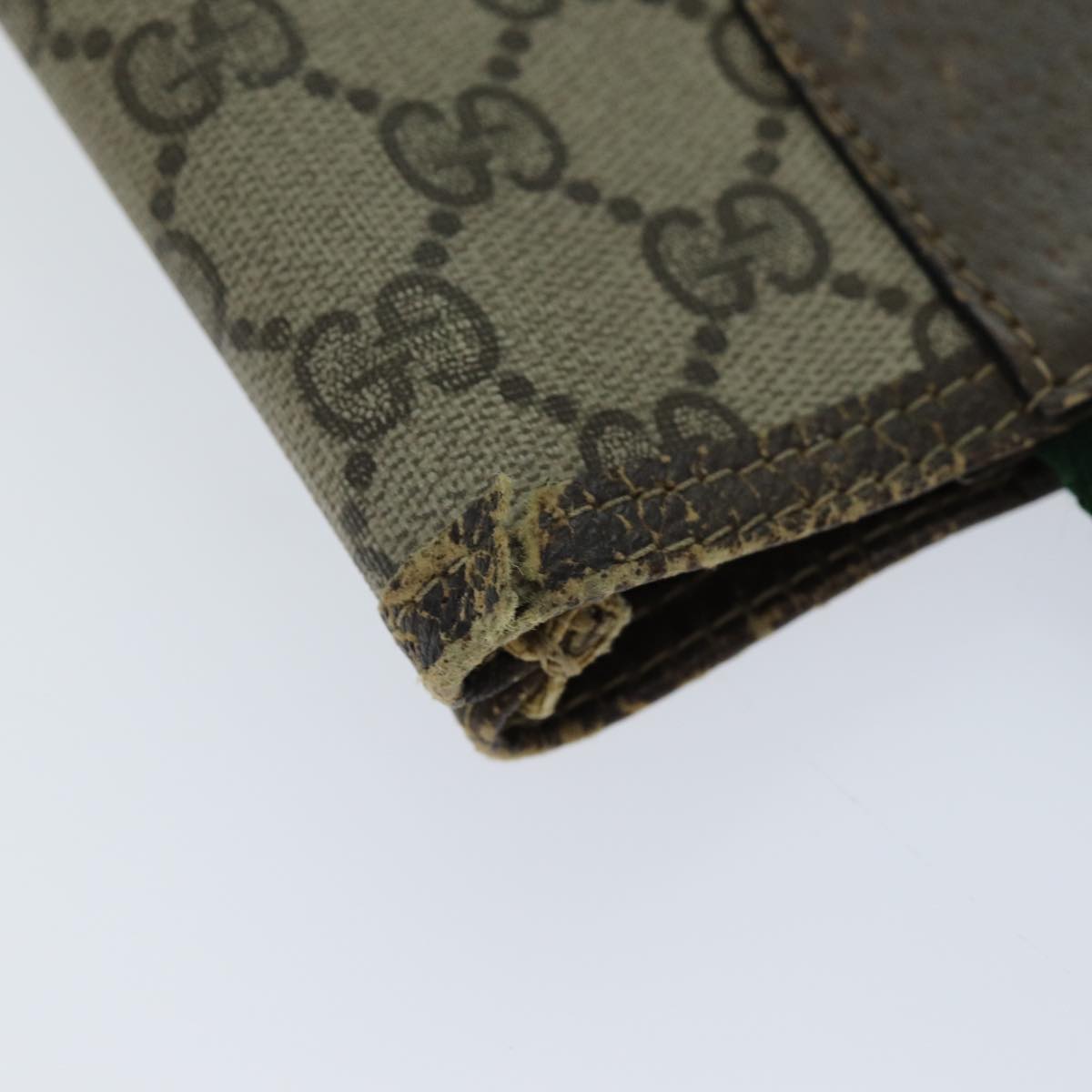 GUCCI GG Supreme Web Sherry Line Tote Bag Beige Red Green 39 02 003 73367