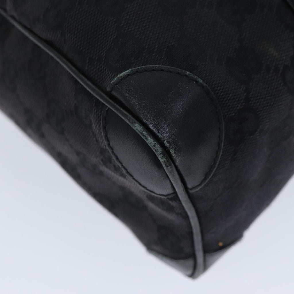 GUCCI GG Canvas Sherry Line Hand Bag White Black 000 0851 73370