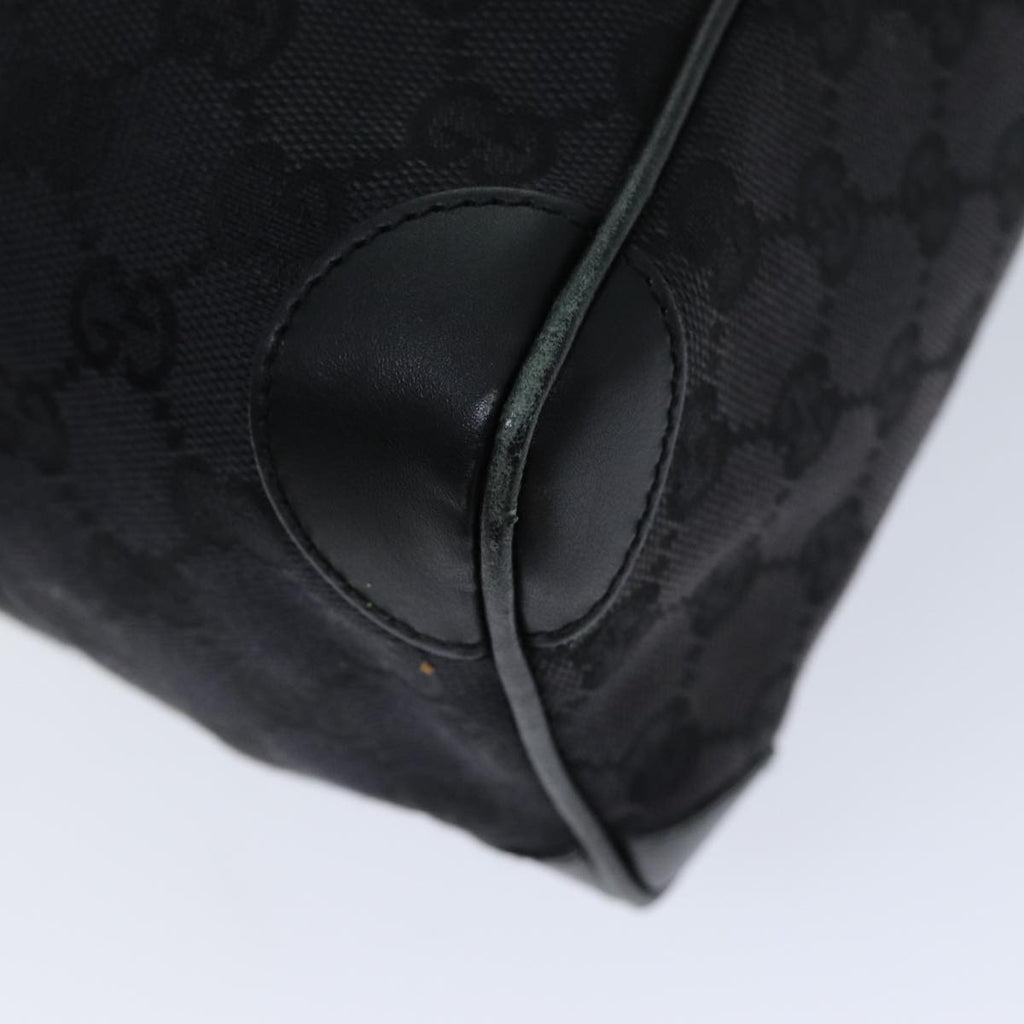 GUCCI GG Canvas Sherry Line Hand Bag White Black 000 0851 73370