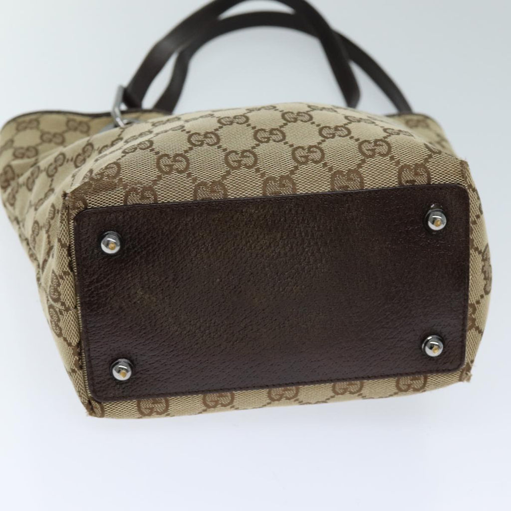 GUCCI GG Canvas Tote Bag Beige 120840 73375