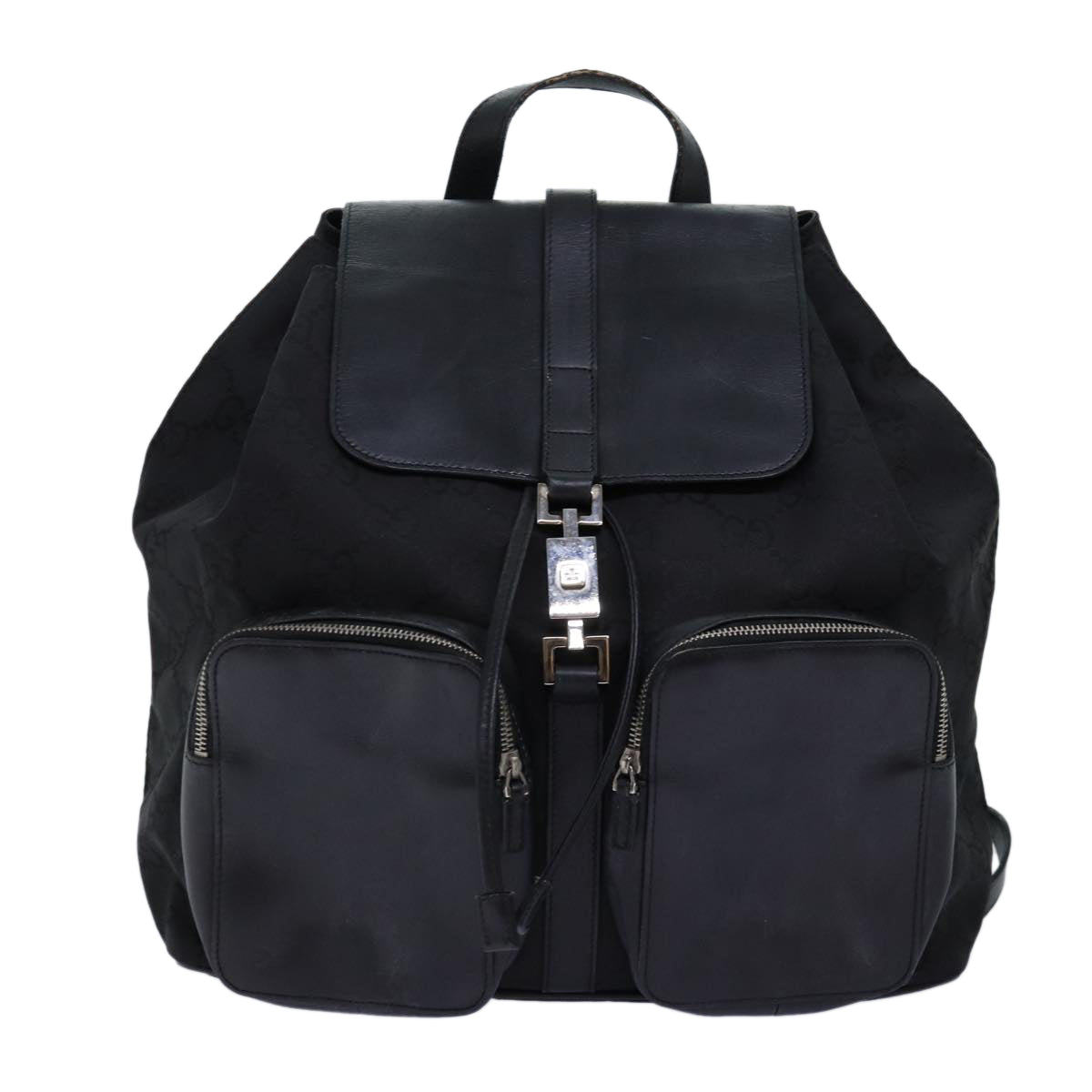 GUCCI GG Canvas Jackie Backpack Black 003 0246 73377