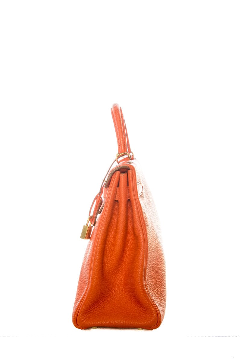 HermÃƒÆ’Ã‚Â¨s Cappucine Kelly 32 Togo GHW  Handbag