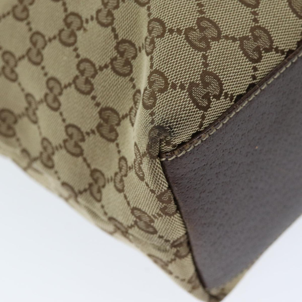GUCCI GG Canvas Tote Bag Beige 153009 73451