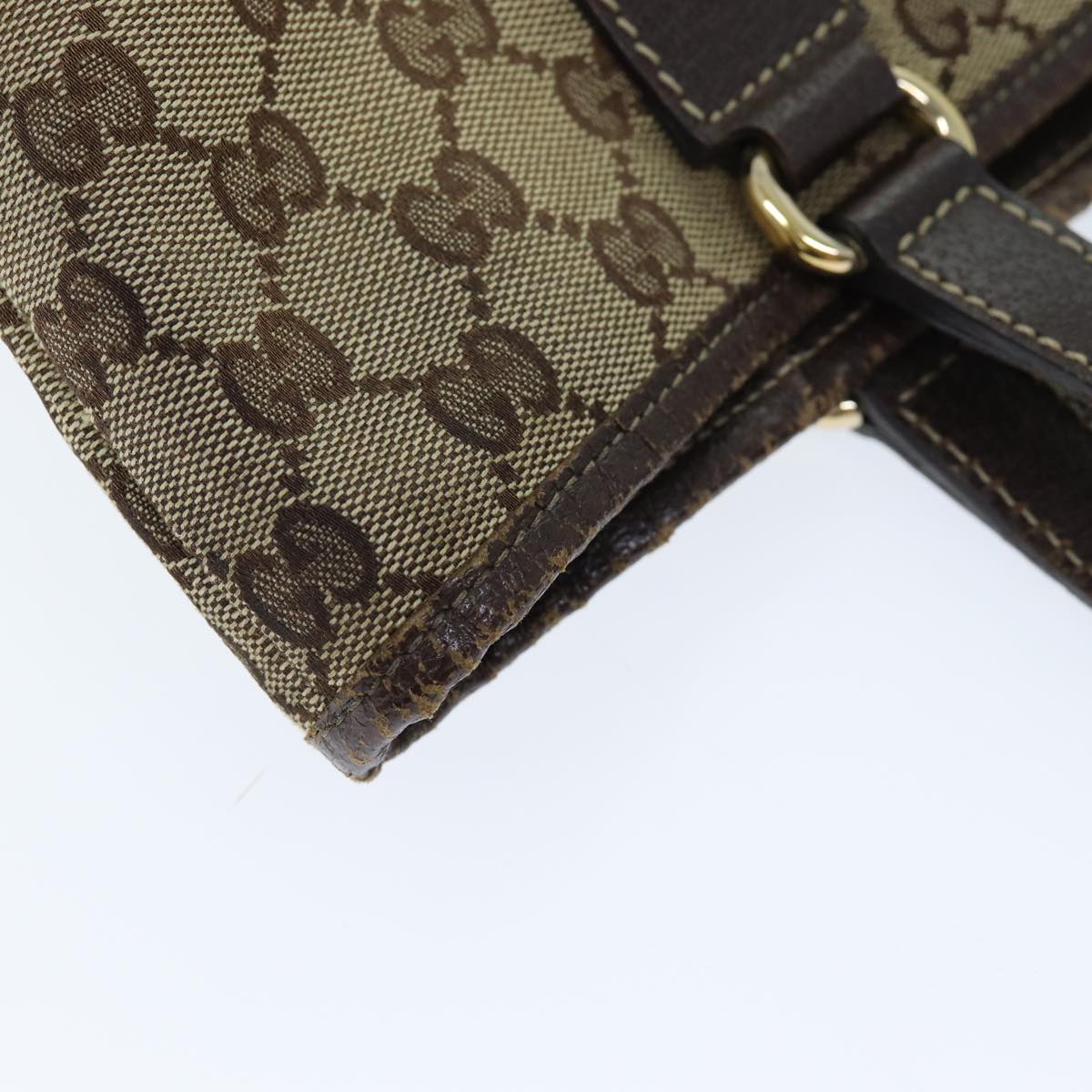 GUCCI GG Canvas Tote Bag Beige 153009 73451