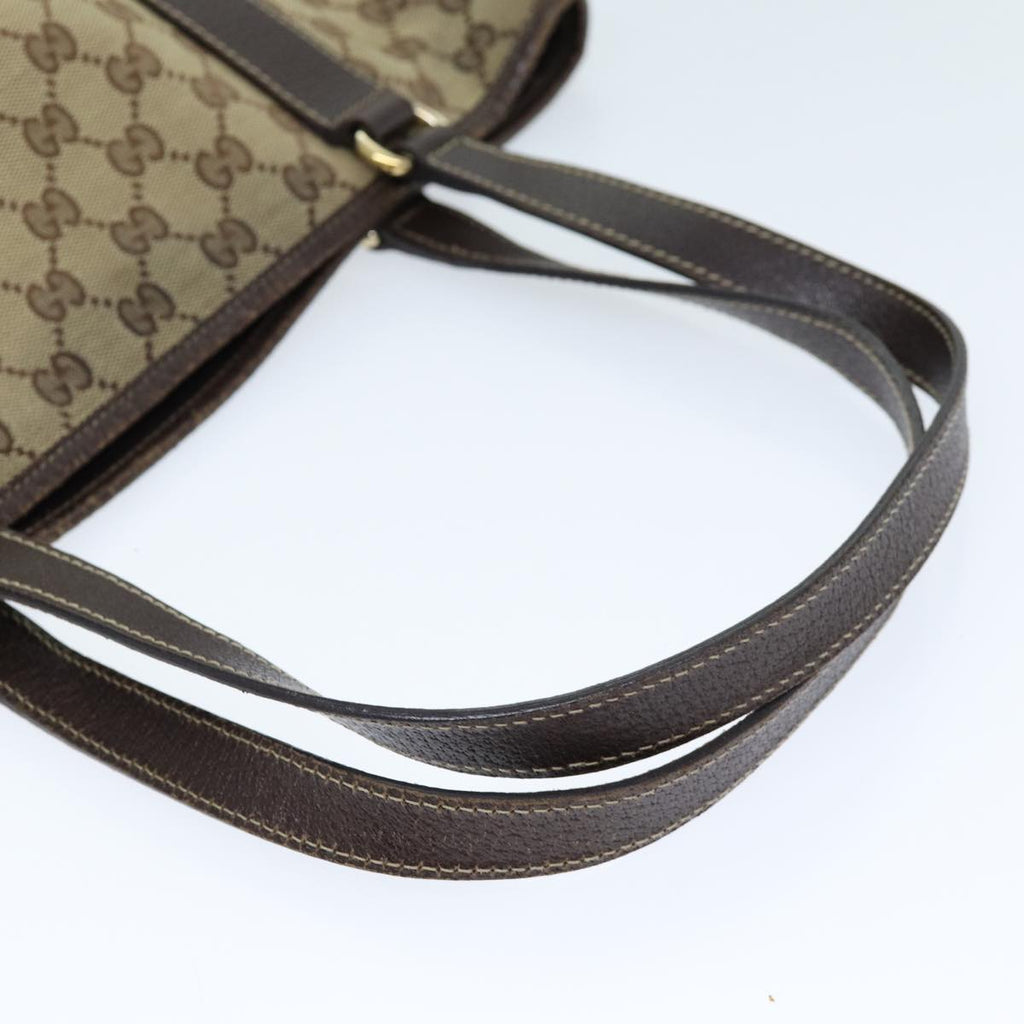GUCCI GG Canvas Tote Bag Beige 153009 73451