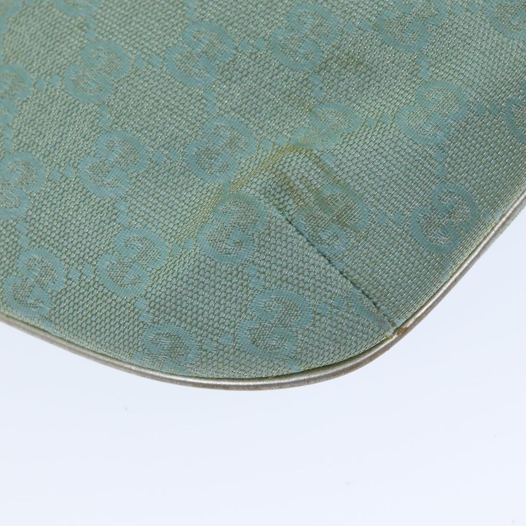 GUCCI GG Canvas Shoulder Bag Light Blue 73592
